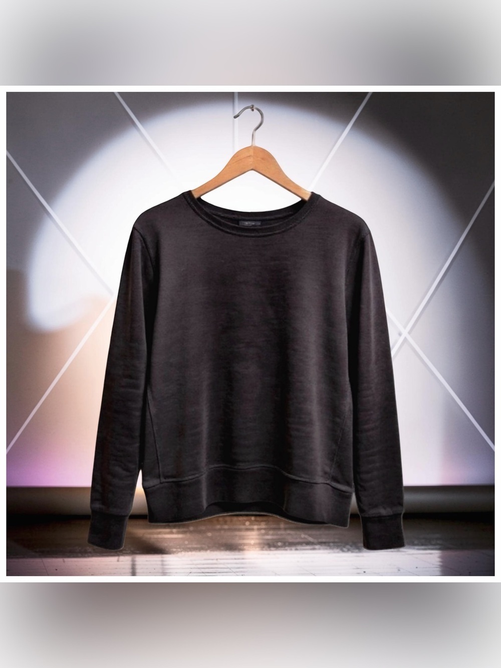 Mott & Bow “Hooper” French Terry Sweatshirt | Black | Men’s Large | NWOT